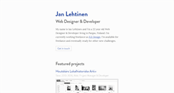 Desktop Screenshot of janlehtinen.com